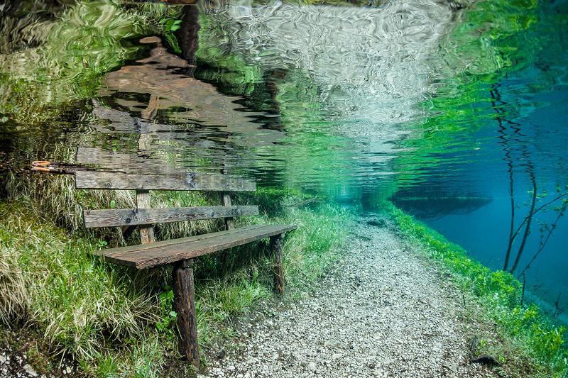 پارکی در اتریش که شیش ماه از سال زیر آب است