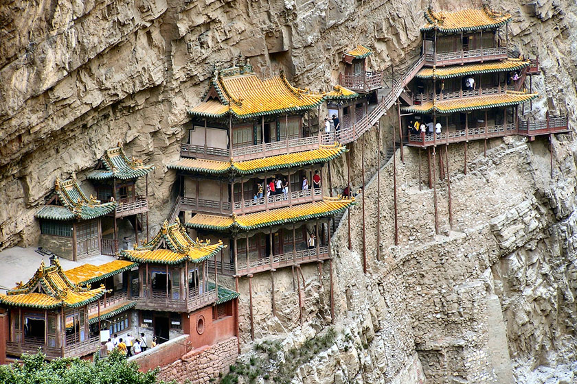 معبد معلق شوان کونگ چین