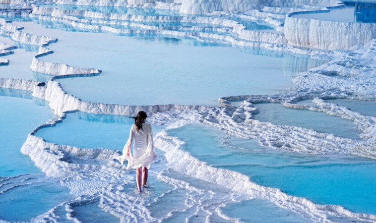 پاموک کاله در ترکیه