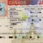 نمونه ویزا آوازه اصفهان گشت
